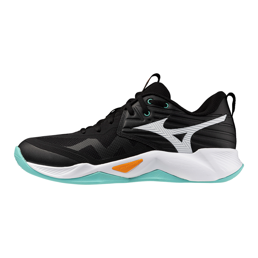 Mizuno WAVE MOMENTUM PRO Black/Tangelo/Ice Green